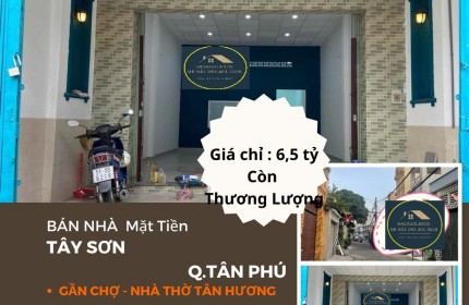 CHÍNH CHỦ bán nhà Mặt Tiền Tây Sơn 88m2, 6,5tỷ, gần chợ TÂN HƯƠNG